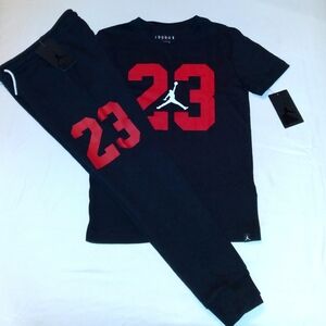 Jordan Boys Youth 2pc Jogger Set - Small